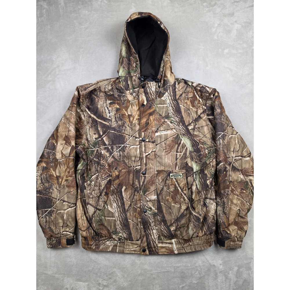 Field & Stream Realtree Camo Jacket Mens M HydroProof Ultra Hooded Insulated